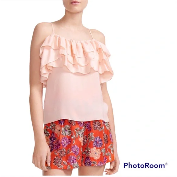 MAJE RUFFLE TOP - Picture 3 of 4